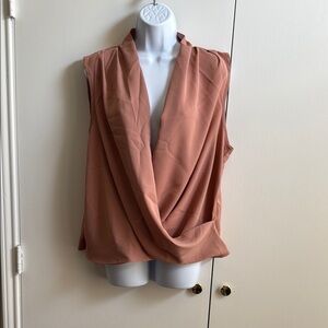 Elegant Women's Sleeveless Top in Rose